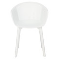 Set of 4 Chairs Dacun, in-/outdoor, white