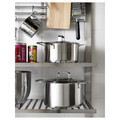 KUNGSFORS Shelf, stainless steel, 60 cm