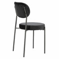 Chair Camile Velvet, black