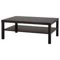 LACK Coffee table, black-brown, 118x78 cm