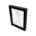 GoodHome Picture Frame Islande 18 x 24 cm, black