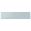 KALLARP Drawer front, high-gloss light grey-blue, 80x20 cm