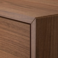 EKET Wall-mounted storage combination, with 2 drawers/walnut effect, 70x35x35 cm