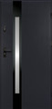 External Door O.K. Doors Temida Black P55 90, right, anthracite