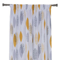 Splendid Curtain Gale 140x300 cm, silver/mustard