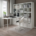 KALLAX / LAGKAPTEN Desk combination, white, 182x179x182 cm