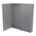 GoodHome Wall Cabinet Imandra 80 x 90 x 15 cm, grey