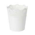 Plant Pot Lace 18 cm, white