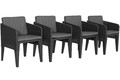 Outdoor Dining Set COLUMBIA, graphite