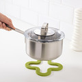 LAGG Pot stand, green, 18x18 cm