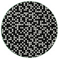 BRÄNNBOLL Gaming rug, black, 195 cm