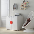 SMÅSTAD / PLATSA Cabinet, white white, with 1 shelf, 60x55x63 cm