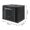 Qoltec Rack Cabinet 19", 9U, 600x500x450mm