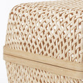 SMARRA Box with lid, natural, 30x30x23 cm