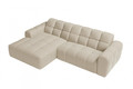 Corner Sofa Aleria Mini, left, light beige