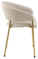 Chair Ann, beige-gold