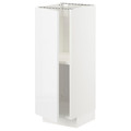 METOD Base cabinet with shelves, white/Ringhult white, 30x37 cm