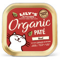 Lily's Kitchen Cat Food Organic Beef Paté/Organic Beef Dinner 85g