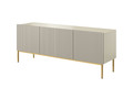 TV Cabinet Nicole 150 cm, cashmere/gold legs