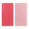 Stay-Fresh Mat for Fridge 2pc, red