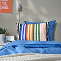 SNÖDROTTNING Pillowcase, multicolour/striped, 50x60 cm