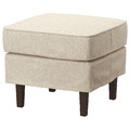 ROCKSJÖN Footstool, Kilanda light beige