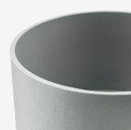 NYPON Plant pot, indoor/outdoor, grey, 19 cm