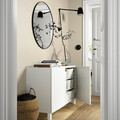 BESTÅ Storage combination with doors, white, Lappviken white, 120x40x74 cm