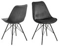 Upholstered Dining Chair Ranja, dark grey