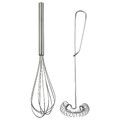 IDEALISK Whisk, set of 2, stainless steel