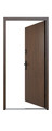 External Door Entrance Door O.K. Doors Hercules 2 RC3 90, right, walnut