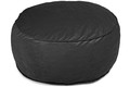 Large Pouffe, velvet, black