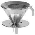 ÖVERST 3-piece metal filter coffee set, stainless steel