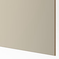 MEHAMN 4 panels for sliding door frame, dark grey/beige, 100x201 cm