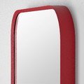 LINDBYN Mirror, red, 28x60 cm