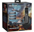 Defender Gaming Headset Warhead G-160, black+blue, cable 2.5 m