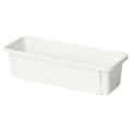 KACKLA Extendable box, white, 18-28x13 cm