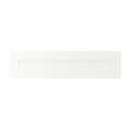 SANNIDAL Drawer front, white, 80x20 cm