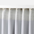 VILBORG Curtains, 1 pair, beige, 145x300 cm