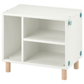 SMUSSLA Bedside table/shelf unit, white