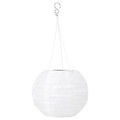 SOLVINDEN LED solar-powered pendant lamp, outdoor/globe white, 22 cm