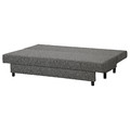 ASARUM 3-seat sofa-bed, dark grey