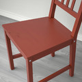 PINNTORP Chair, red stained