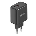 Savio Wall Charger 30W Quick Charge, Power Delivery 3.0, LA-06/B EU Plug