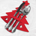 Cutlery Case Cover Christmas Tree 4pcs