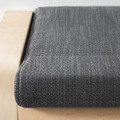 POÄNG Footstool, birch veneer, Hillared anthracite