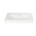 Resin Wash-basin Duala 80 cm, white