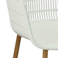 Chair Becker, white/natural