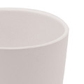 GoodHome Plant Pot Cover Emi, indoor, 22cm, white