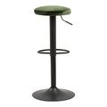 Bar Stool Finch, velvet, Forest green